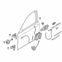 OEM BMW 640i xDrive Gran Turismo OPERATING ROD, DOOR FRONT LE Diagram - 51-21-7-382-571