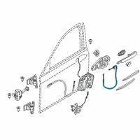 OEM BMW 640i xDrive Gran Turismo BOWD.CABLE, OUTSIDE DOOR HAND Diagram - 51-21-5-A07-7A3