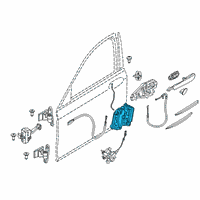 OEM 2021 BMW 840i Gran Coupe Right System Latch Diagram - 51-21-7-477-688