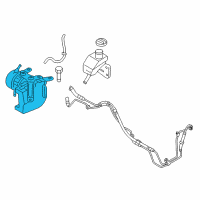 OEM Kia K900 Motor Pump Unit Assembly Diagram - 574103T200