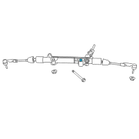 OEM Dodge Nitro INSULATOR-Steering Gear Diagram - 52125364AB