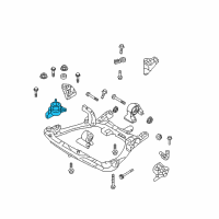 OEM 2008 Kia Rondo Engine Mounting Bracket Assembly Diagram - 218102G400