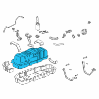 OEM 2003 Toyota Tundra Fuel Tank Diagram - 77001-0C030