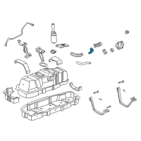 OEM 2003 Toyota Tundra Support, Fuel Tank Filler Pipe Diagram - 77204-0C040