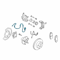 OEM Infiniti G35 Sensor Assembly-Anti SKID, Front R Diagram - 47910-AL805