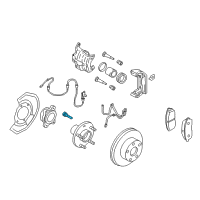 OEM Infiniti G35 Bolt-Wheel Diagram - 43222-28B10