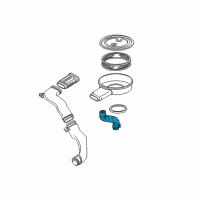 OEM Oldsmobile Calais Tube-Engine Air Heat Stove Diagram - 10045291
