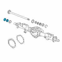 OEM Chevrolet Suburban 3500 HD Inner Bearing Diagram - 25855295