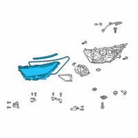 OEM Lens Sub-Assembly, HEADL Diagram - 8110B-42A30