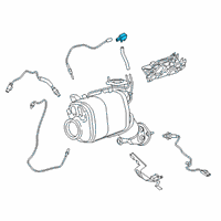 OEM 2018 BMW 540d xDrive EGR Pressure Sensor Diagram - 13628570686