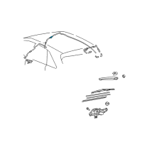 OEM 2012 Toyota Venza Front Hose Joint Diagram - 85375-20800