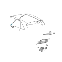 OEM 2014 Toyota Venza Hose Assembly Diagram - 90068-33023