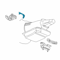 OEM 2005 Chevrolet Trailblazer EXT Spacer-Engine Mount Bracket Diagram - 15179513