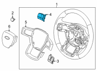 OEM Ford F-150 SWITCH ASY - CONTROL Diagram - ML3Z-9C888-CA