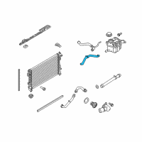 OEM 2011 Lincoln MKT Reservoir Hose Diagram - AA5Z-8C289-A