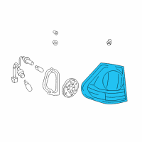 OEM Lexus RX350 Lens & Body Diagram - 81551-0E010