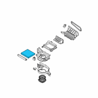 OEM 2022 Hyundai Palisade Cabin Air Filter Diagram - S8C79-AC000