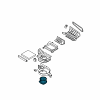 OEM Hyundai Palisade Motor & Fan Assembly-A/C Blower Diagram - 97113-S8000