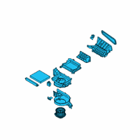OEM Hyundai Palisade Blower Unit Diagram - 97100-S8520