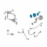 OEM 2003 Toyota Tacoma Clutch Assembly Diagram - 88410-35340