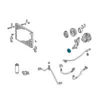 OEM 2000 Toyota Tundra Idler Pulley Diagram - 88440-04040