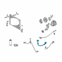 OEM 1998 Toyota 4Runner Discharge Hose Diagram - 88711-35470