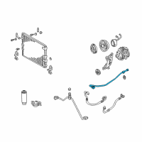 OEM 1998 Toyota 4Runner AC Line Diagram - 88716-35350