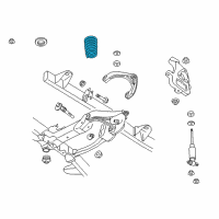 OEM 2013 Ram 3500 Front Coil Spring Diagram - 68111453AA