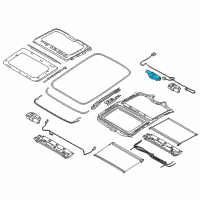 OEM 2016 BMW 750i xDrive DRIVE PANORAMA GLASS ROOF Diagram - 54-10-9-448-732