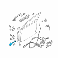 OEM 2019 Nissan Versa Note Link Door STOPPER Diagram - 80430-3VA0B