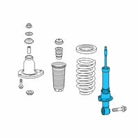 OEM Honda Passport Damper Unit, Rear Diagram - 52611-TGS-A02