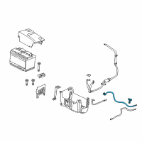 OEM 2016 Cadillac XTS Negative Cable Diagram - 23133669