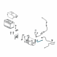 OEM 2018 Cadillac XTS Positive Cable Diagram - 22885269