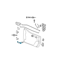 OEM Jeep Wrangler Wiring-Front Door Diagram - 56055340AD
