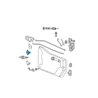 OEM Jeep Wrangler Hinge-Body Half Diagram - 55395386AF