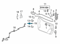 OEM Chrysler LeBaron Switch-Door AJAR Diagram - 4687558