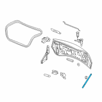 OEM 2007 Pontiac G6 Strut Asm-Rear Compartment Lid Diagram - 22700565