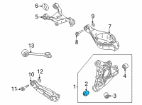 OEM Nissan Bush Diagram - 55148-6RS0A