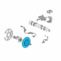 OEM 2002 Honda S2000 Disk, Rear Brake (16") Diagram - 42510-S2A-000