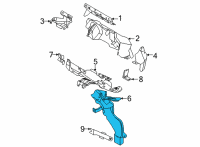 OEM 2020 BMW 228i xDrive Gran Coupe Air Duct, Turbocharger Diagram - 11-65-8-605-502