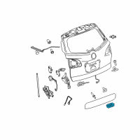 OEM 2010 Cadillac CTS Release Switch Diagram - 22895519