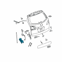 OEM 2014 Buick Enclave Actuator Diagram - 23245268