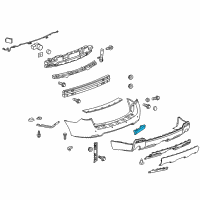OEM GMC Reflector Diagram - 22950586
