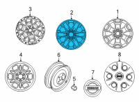 OEM Nissan Frontier WHEEL-ALUMINUM Diagram - 40300-9BU2A