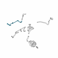 OEM 2009 Ford Fusion Lower Return Tube Diagram - 6E5Z-3A713-BC