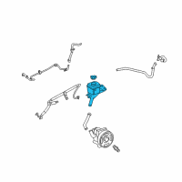 OEM 2006 Lincoln Zephyr Reservoir Diagram - 6E5Z-3A697-AA