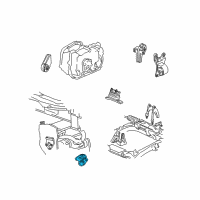 OEM 1999 Oldsmobile Alero Brace-Transaxle Diagram - 24575222