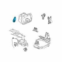 OEM 2003 Oldsmobile Alero Mount Asm-Trans Front Diagram - 22604369