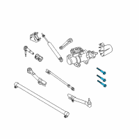 OEM Ford F-250 Super Duty Gear Assembly Mount Bolt Diagram - -W711886-S439