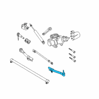 OEM 2020 Ford F-350 Super Duty Outer Tie Rod Diagram - HC3Z-3A131-D